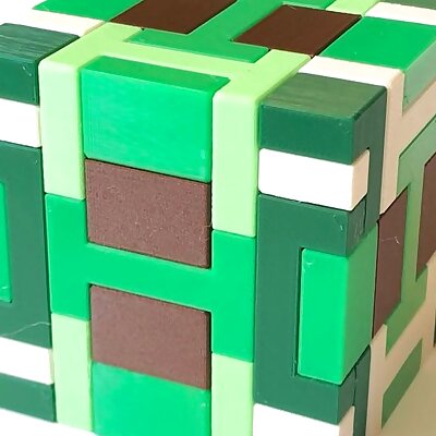 Moiras Cube  Interlocking puzzle by Alfons Eyckmans