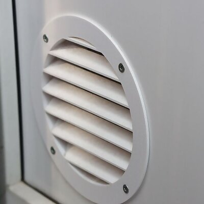 Aircon exhaust ventilation grille