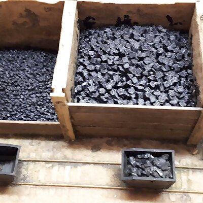 G scale coal pile