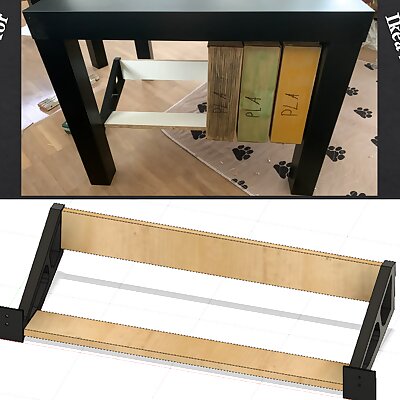 Filament Shelf for Ikea LACK table