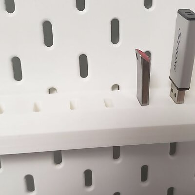 Ikea Skadis USB holder