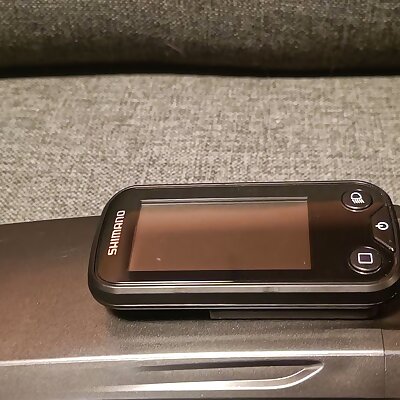 Shimano Display Holder on Battery