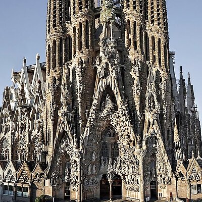3d Map Sagrada Familia Barcelona Spain