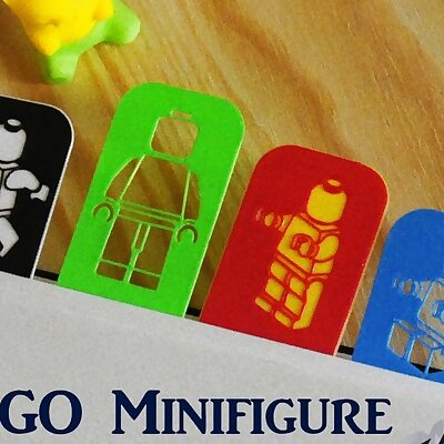 LEGO Minifigure Bookmarks Set