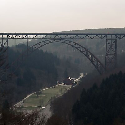 Muengsten Bridge plaque