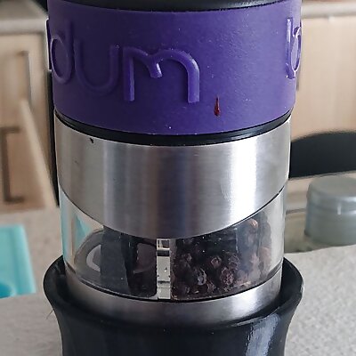 cupholder fits Bodum TWIN salt and pepper grinder