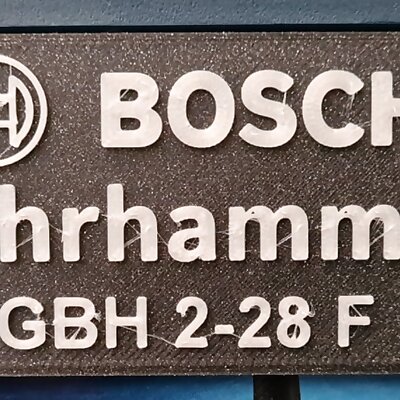 LBoxx Label für Bohrhammer GBH 228 F