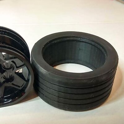 Lego custom tire disk size 43x26mm