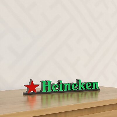 Heineken glowing 3 mm led bar
