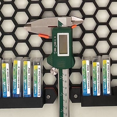 CNC Router Bit Holder  Honeycomb Storage Wall