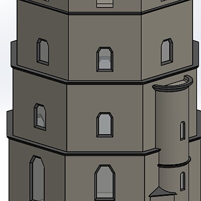 Vilnius Gediminas Castle Tower Free 3D print model