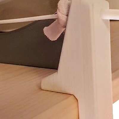 Shelf mounted PTFEteflon tube holder