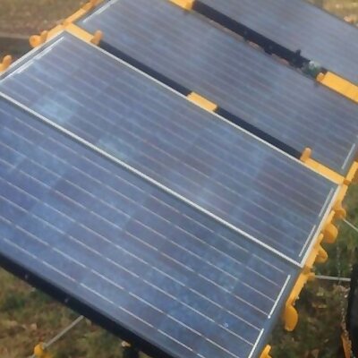 High output mobile solar array