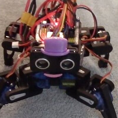 Arduino controlled 2joint 8servo 4legged Walking Robot  Remix