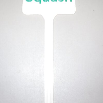 Plant Label Squash