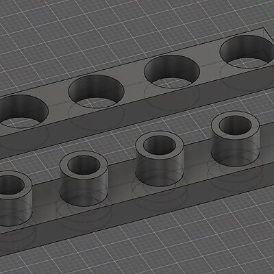 PTFE Coupler for predrilled plexiglass for Ikea Lack Enclosure V2 from Printed Solid