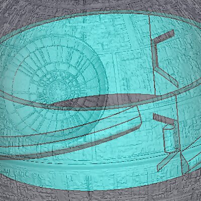 Death Star scaled one in two million with secret compartment