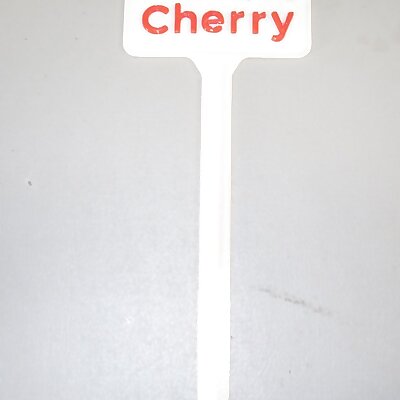 Plant Label Cherry Tomato