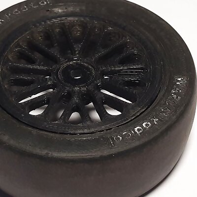 Drift rim and tire for Maverick Strada RX RC car
