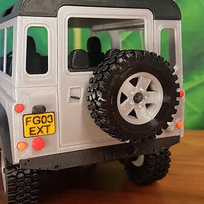 Landy Mini Accessories  3D Sets Details  Mirror Rear Lights Turn Signals and License Plate