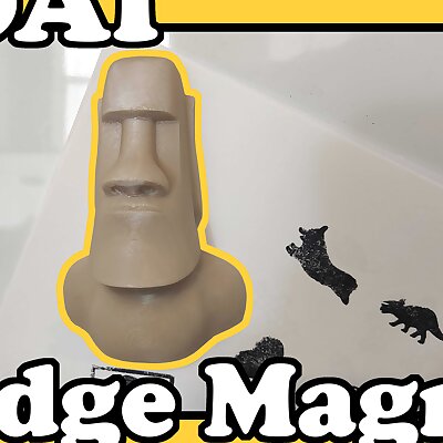 MOAI Fridge Magnet