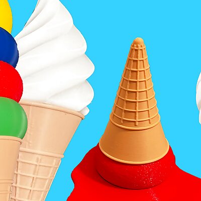 Delicious  stackable ice cream cones!
