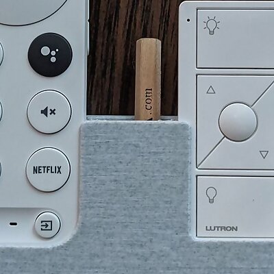 Google TV and Lutron Remote Holder