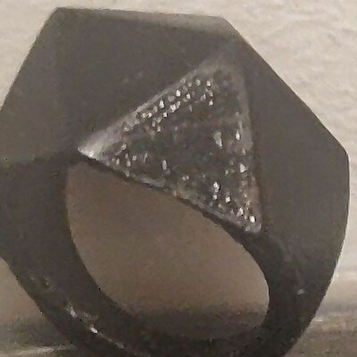 Icosahedron Ring