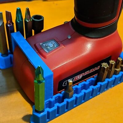 Bit holder for toolshop 8v Lithiumion drill