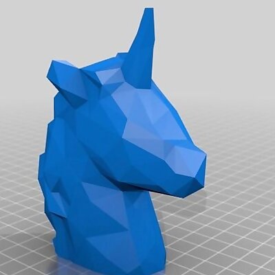 Unicorn  Low Poly  Voronoi