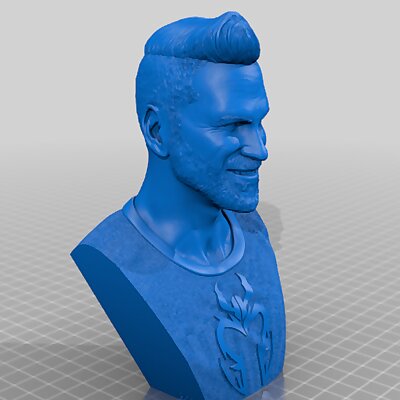 Uncle Jessy Bust by BODY3D