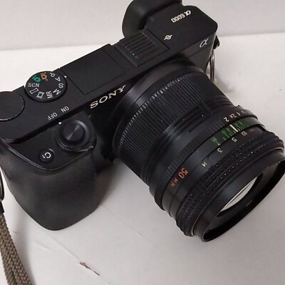 Improved Sony EMount body to Nikon FMount Lens Adapter
