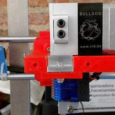 Prusa i3 rework X Carriage Adapter for Bulldog Extruder