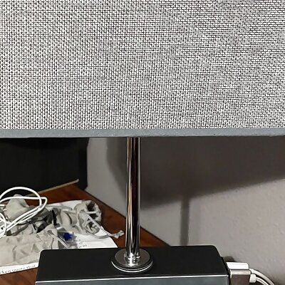 Lamp Rebuild with 2 USB and 2 US outlets for night stand
