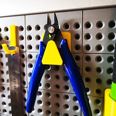 Pliers and shears holder for Keter Pegboard