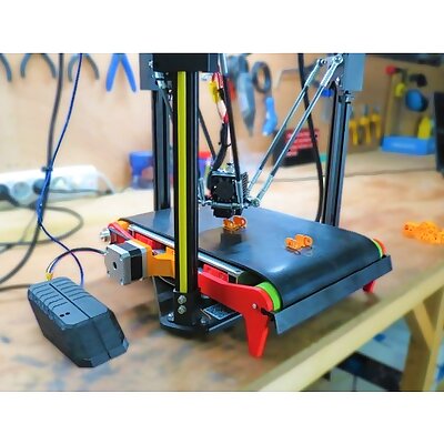 Delta belt 3Dprinter for automated series production