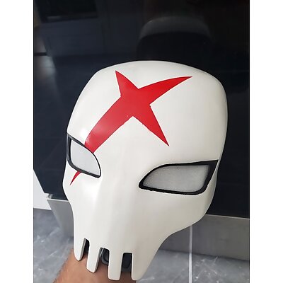 Red X mask