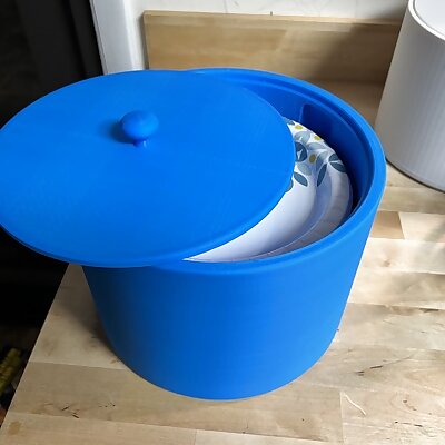 Paper Plate Storage Container
