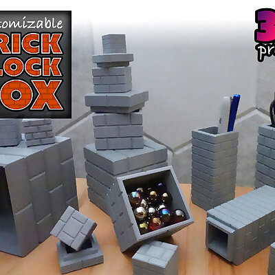 Customizable Brick Block Box