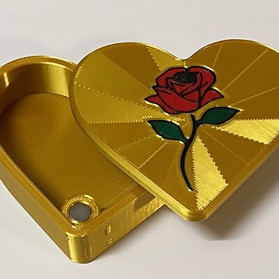 Rose Heart Box