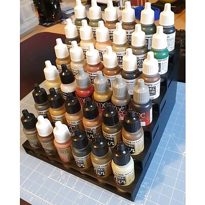 Expandable Compact Hobby Paint Rack