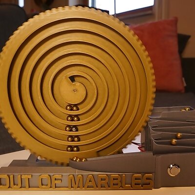 The Spiral  Marble Machine  Motorized