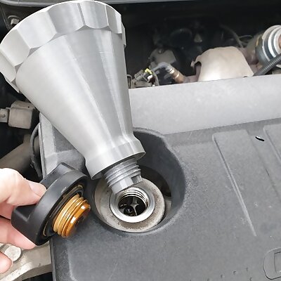 Kia Hyundai Engine Oil Funnel  Threaded With ventilation