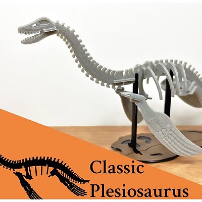 3Dino Puzzle Classic Style Plesiosaurus