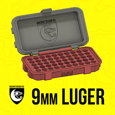 9mm  Ammo Container  50 Round