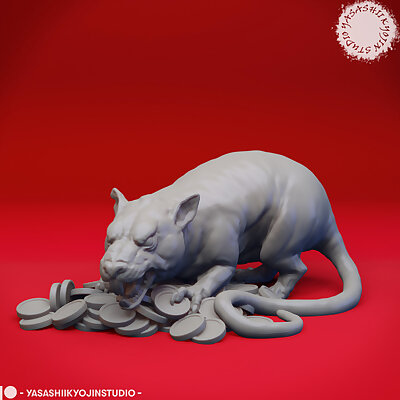 Maks the Giant Rat  Tabletop Miniature