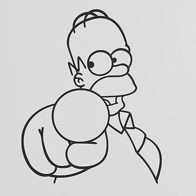 Homer Simpson  I Want You  Wallart