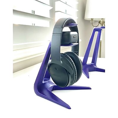 Headphone Stand with Shelf for Earbud Case