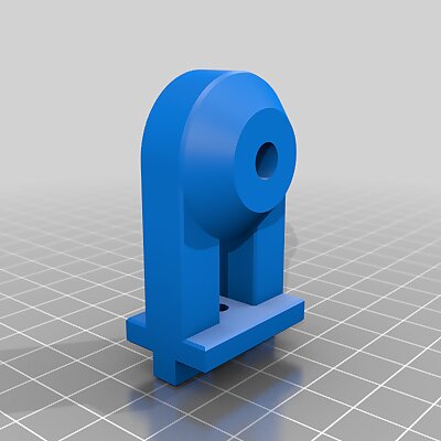 Filament cleaner holder for 2020 profile