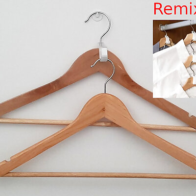 Parametric Clothes Hanger Hook Save Space